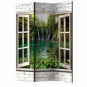 3-teiliges Paravent - Green Treasure [Room Dividers]
