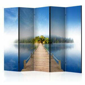5-teiliges Paravent - Mysterious island II [Room Dividers]