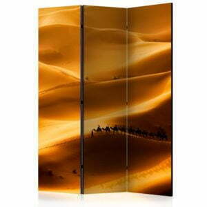 3-teiliges Paravent - Caravan of camels [Room Dividers]
