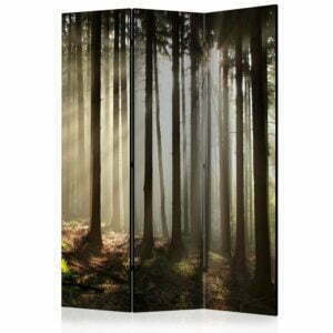 3-teiliges Paravent - Coniferous forest [Room Dividers]