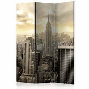 3-teiliges Paravent - Light of New York [Room Dividers]