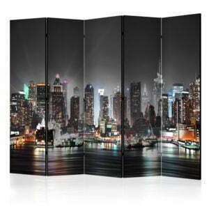 5-teiliges Paravent - New York II [Room Dividers]