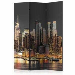 3-teiliges Paravent - New York at Twilight [Room Dividers]