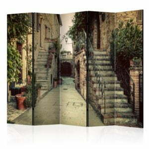 5-teiliges Paravent - Tuscan Memories II [Room Dividers]
