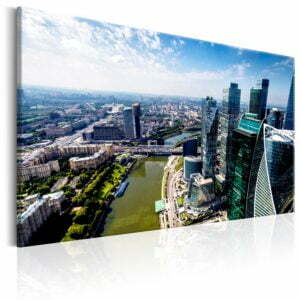 Wandbild - Aerial view of Moscow