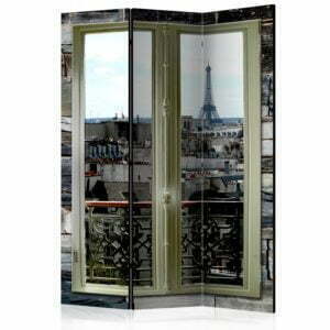 3-teiliges Paravent - Parisian View [Room Dividers]