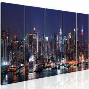 Wandbild - New York: Live by Night