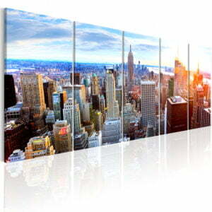 Wandbild - New York: Sunrise