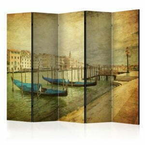 5-teiliges Paravent - Time Travel II [Room Dividers]