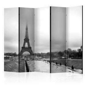 5-teiliges Paravent - Tower in the Fog II [Room Dividers]