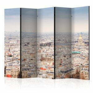 5-teiliges Paravent - Paris Streets II [Room Dividers]