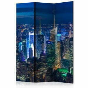 3-teiliges Paravent - Manhattan - night [Room Dividers]