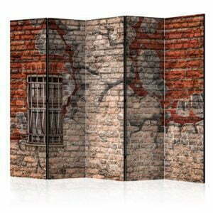 5-teiliges Paravent - Break the Wall II [Room Dividers]