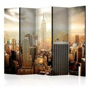 5-teiliges Paravent - Uncombed by wind  II [Room Dividers]