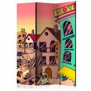 3-teiliges Paravent - Morning in a city [Room Dividers]