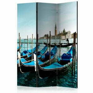 3-teiliges Paravent - Gondolas on the Grand Canal, Venice [Room Dividers]