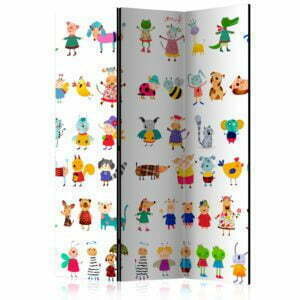 3-teiliges Paravent - Cartoon Pets [Room Dividers]