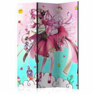 3-teiliges Paravent - Sorceress Miko [Room Dividers]