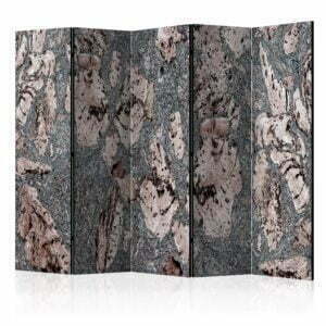 5-teiliges Paravent - Grey stopper II [Room Dividers]