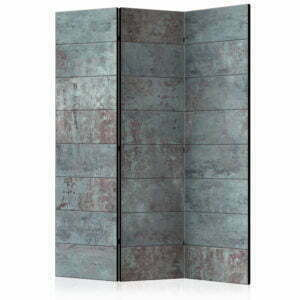 3-teiliges Paravent - Turquoise Concrete [Room Dividers]