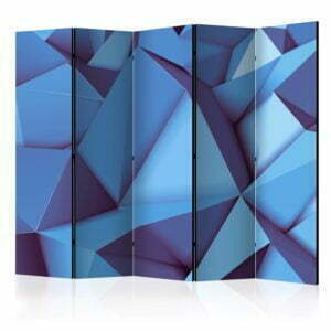 5-teiliges Paravent - Royal Blue II [Room Dividers]