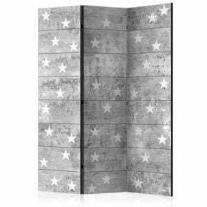 3-teiliges Paravent - Stars on Concrete [Room Dividers]