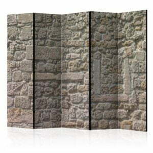 5-teiliges Paravent - Stone Temple II [Room Dividers]