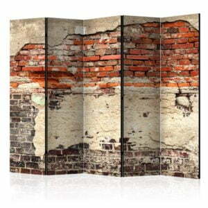 5-teiliges Paravent - City History II [Room Dividers]