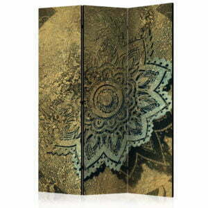 3-teiliges Paravent - Golden Treasure [Room Dividers]