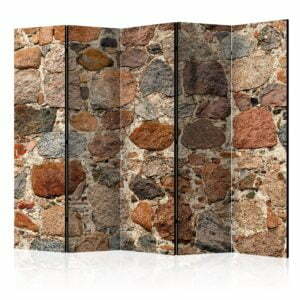 5-teiliges Paravent - Stony Artistry II [Room Dividers]