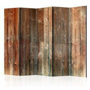 5-teiliges Paravent - Forest Cottage II [Room Dividers]