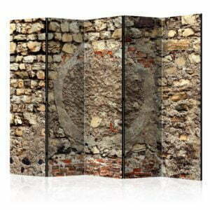 5-teiliges Paravent - Stony Battle II [Room Dividers]