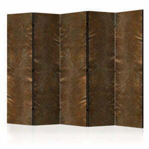 5-teiliges Paravent - Copper Chic II [Room Dividers]
