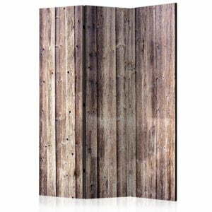 3-teiliges Paravent - Wooden Charm [Room Dividers]