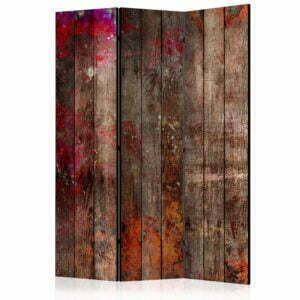 3-teiliges Paravent - Stained Wood [Room Dividers]