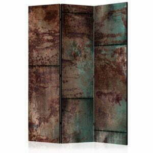 3-teiliges Paravent - Dark Metal Sheet [Room Dividers]