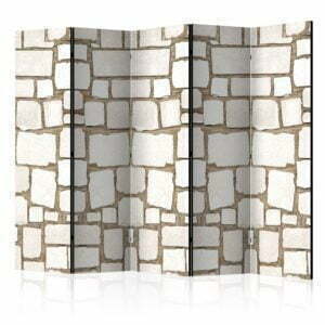 5-teiliges Paravent - Stone Riddle II [Room Dividers]