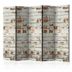 5-teiliges Paravent - Brick Story II [Room Dividers]