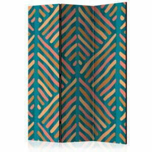 3-teiliges Paravent - Ethnic Composition [Room Dividers]