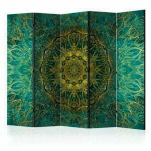 5-teiliges Paravent - Royal Stitching II [Room Dividers]