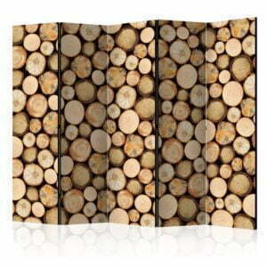 5-teiliges Paravent - In sawmill II [Room Dividers]