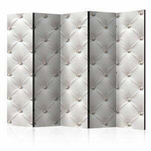 5-teiliges Paravent - White Elegance II [Room Dividers]