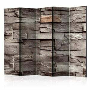 5-teiliges Paravent - Wall of Silence II [Room Dividers]