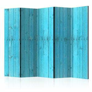 5-teiliges Paravent - The Blue Boards II [Room Dividers]
