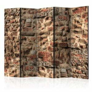5-teiliges Paravent - Ancient Wall II [Room Dividers]
