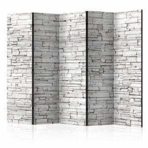 5-teiliges Paravent - White Spell II [Room Dividers]