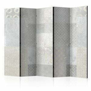 5-teiliges Paravent - Tiles II [Room Dividers]