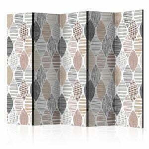 5-teiliges Paravent - Tears II [Room Dividers]