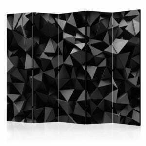 5-teiliges Paravent - Depth of Geometry II [Room Dividers]