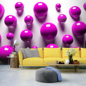 Fototapete - Purple Balls